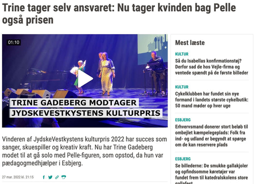 Trine Gadeberg vinder JydskeVestkystens kulturpris 2022