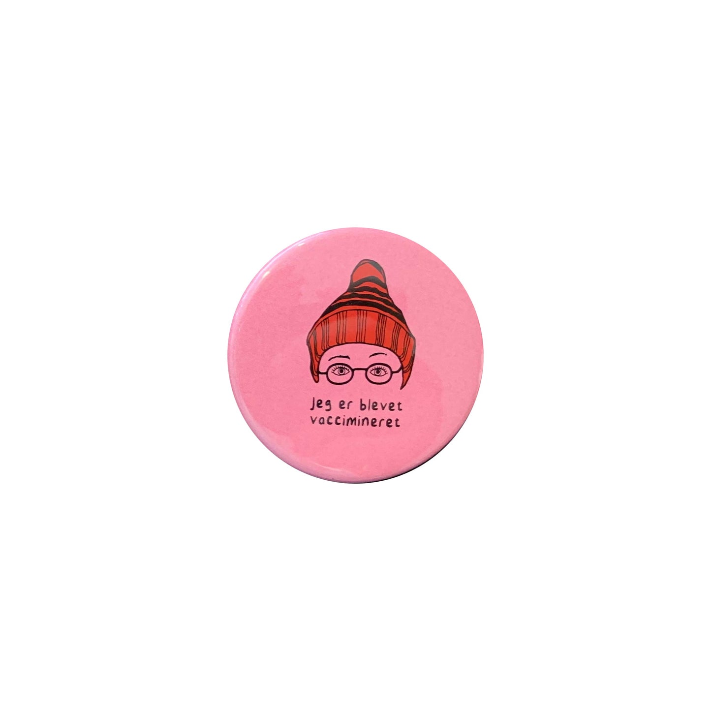 BADGE 44MM - VACCIMINERET │ Jeghedderpelle