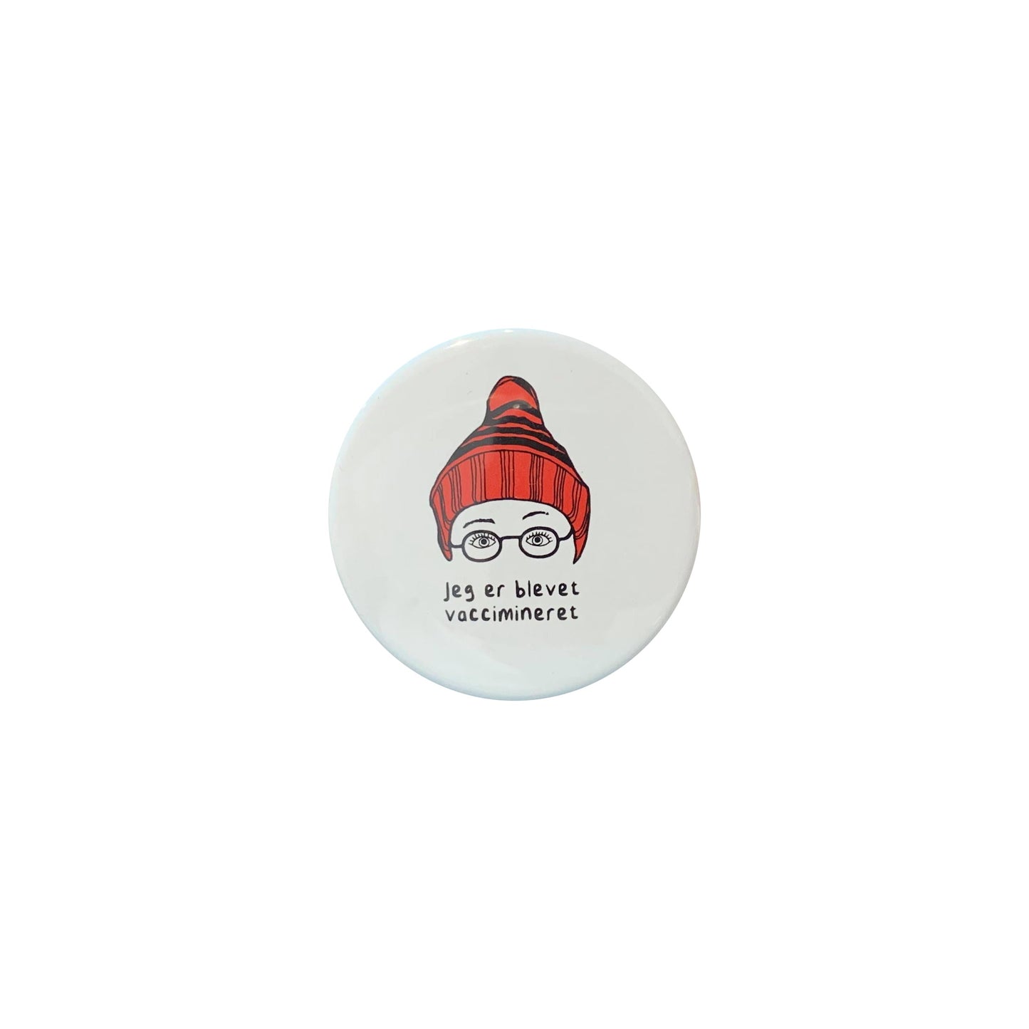BADGE 44MM - VACCIMINERET │ Jeghedderpelle