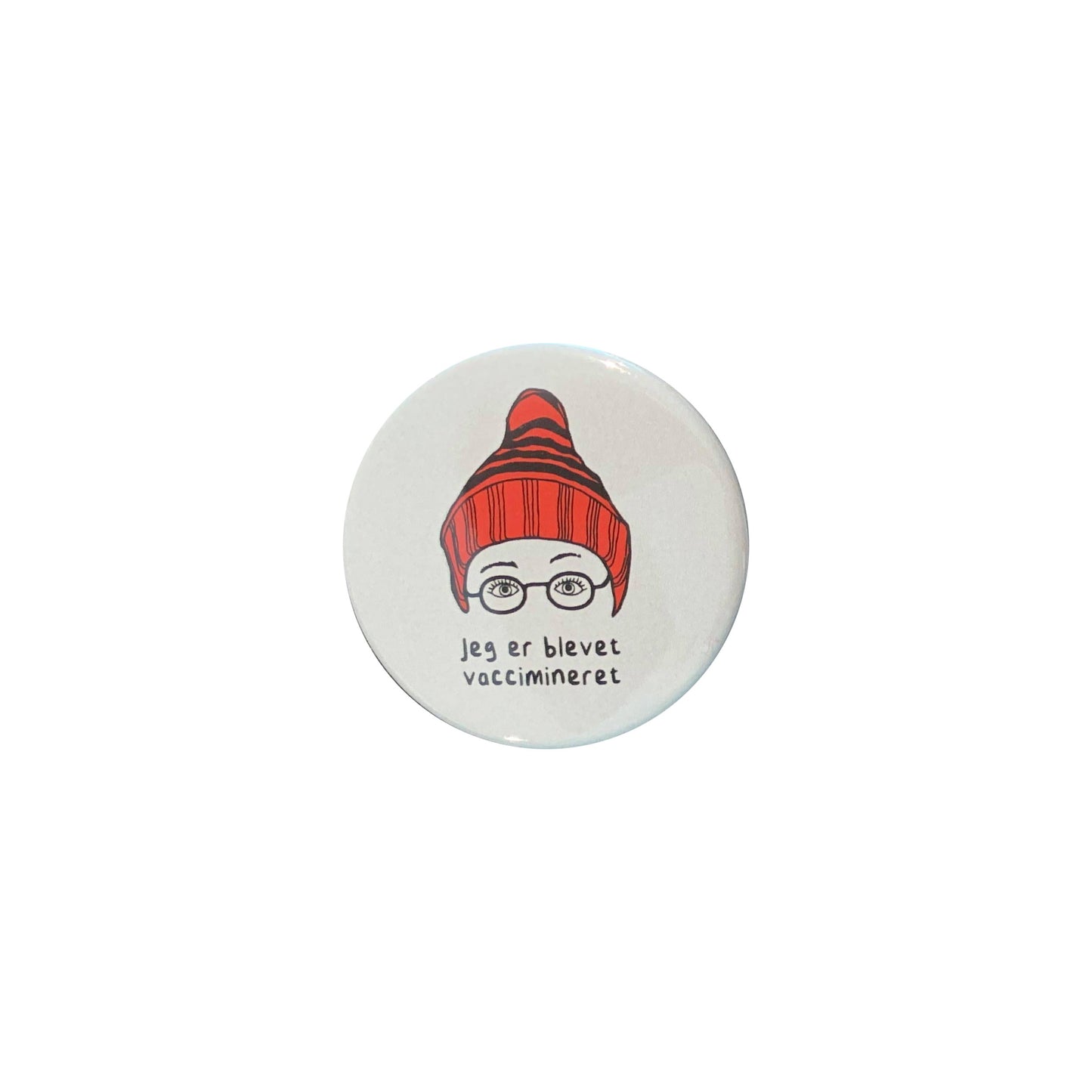 BADGE 44MM - VACCIMINERET │ Jeghedderpelle