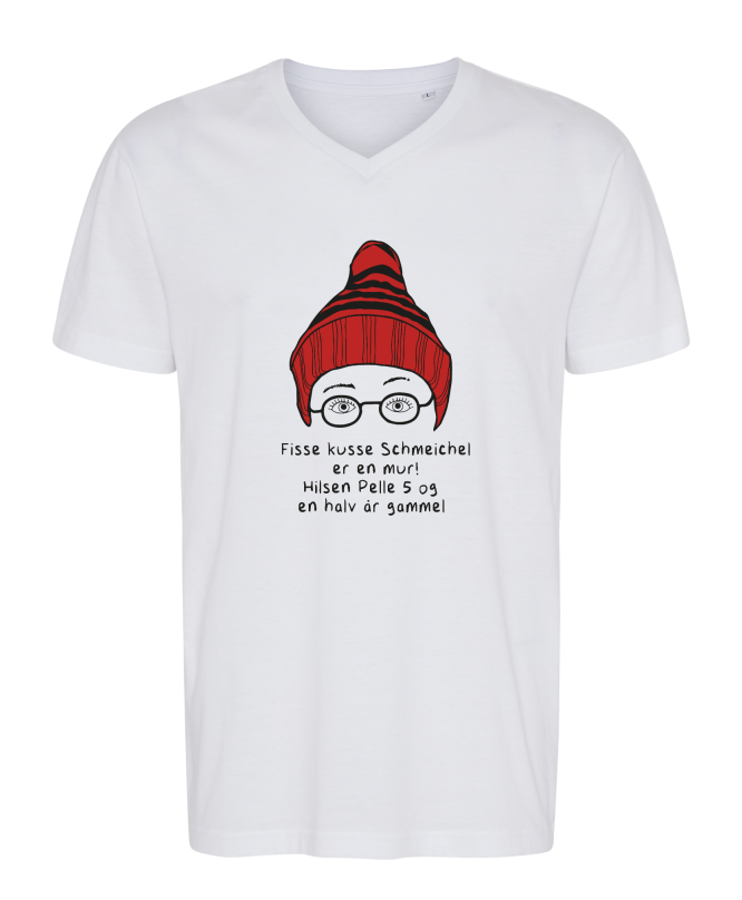 HERRE T-SHIRT V-HALS - SCHMEICHEL Pelle