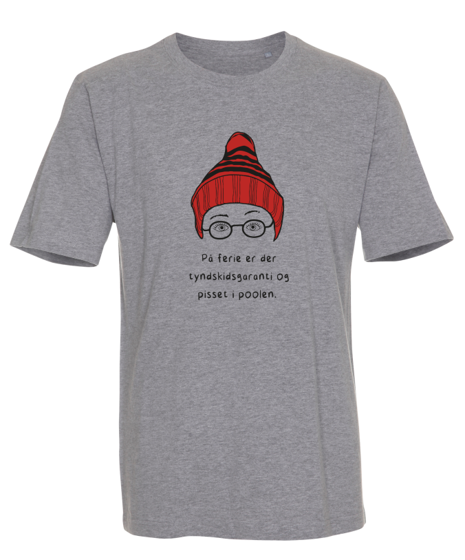 HERRE T-SHIRT - TYNDSKIDSGARANTI PÅ FERIE │ Jeghedderpelle
