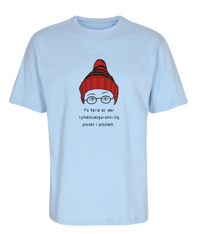HERRE T-SHIRT - TYNDSKIDSGARANTI PÅ FERIE │ Jeghedderpelle
