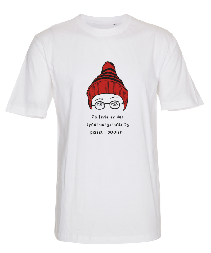 HERRE T-SHIRT - TYNDSKIDSGARANTI PÅ FERIE │ Jeghedderpelle