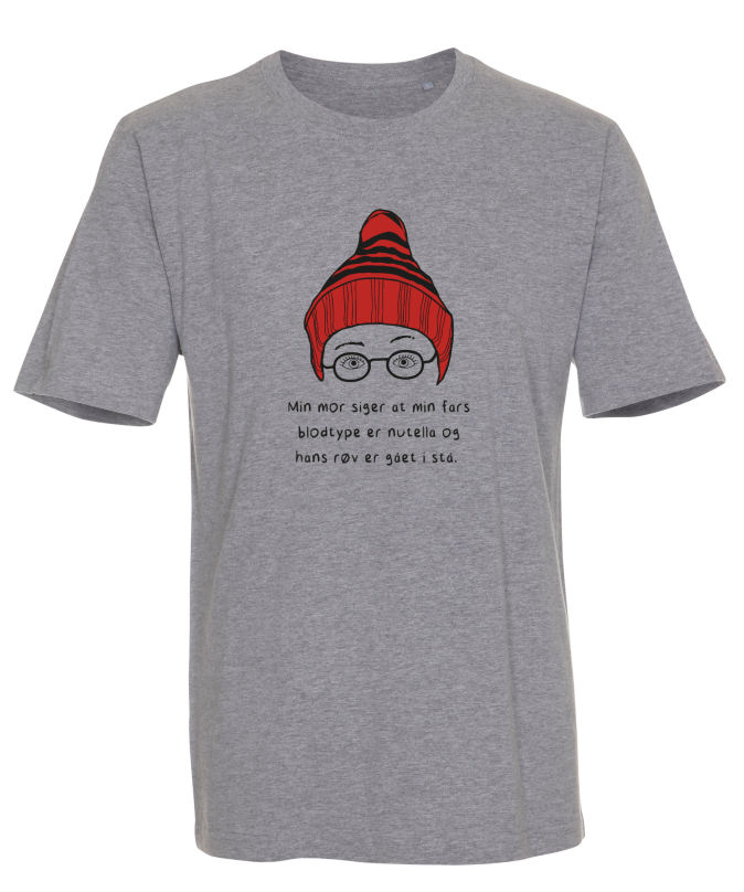 HERRE T-SHIRT - FARS BLODTYPE ER NUTELLA Pelle