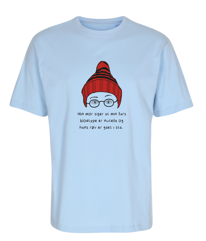 HERRE T-SHIRT - FARS BLODTYPE ER NUTELLA Pelle