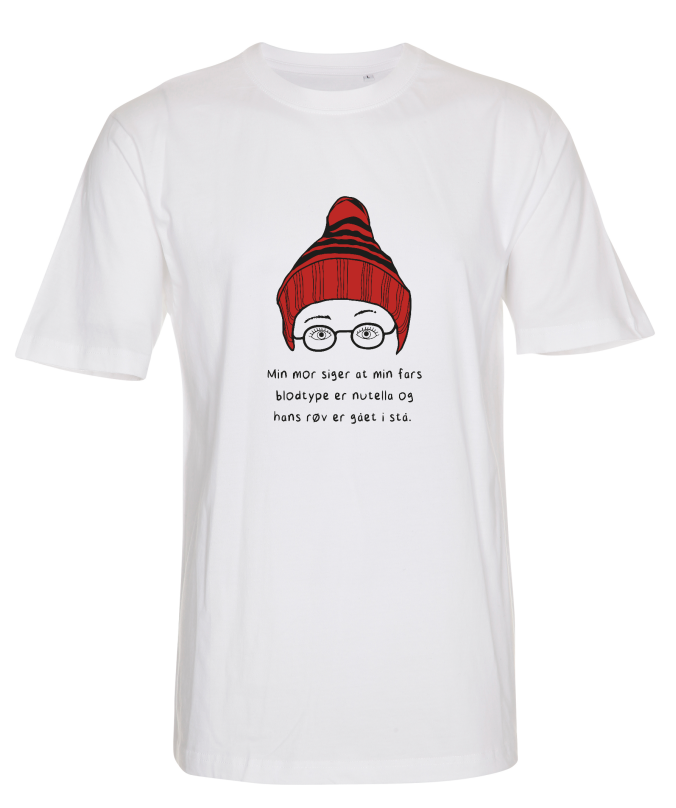 HERRE T-SHIRT - FARS BLODTYPE ER NUTELLA Pelle