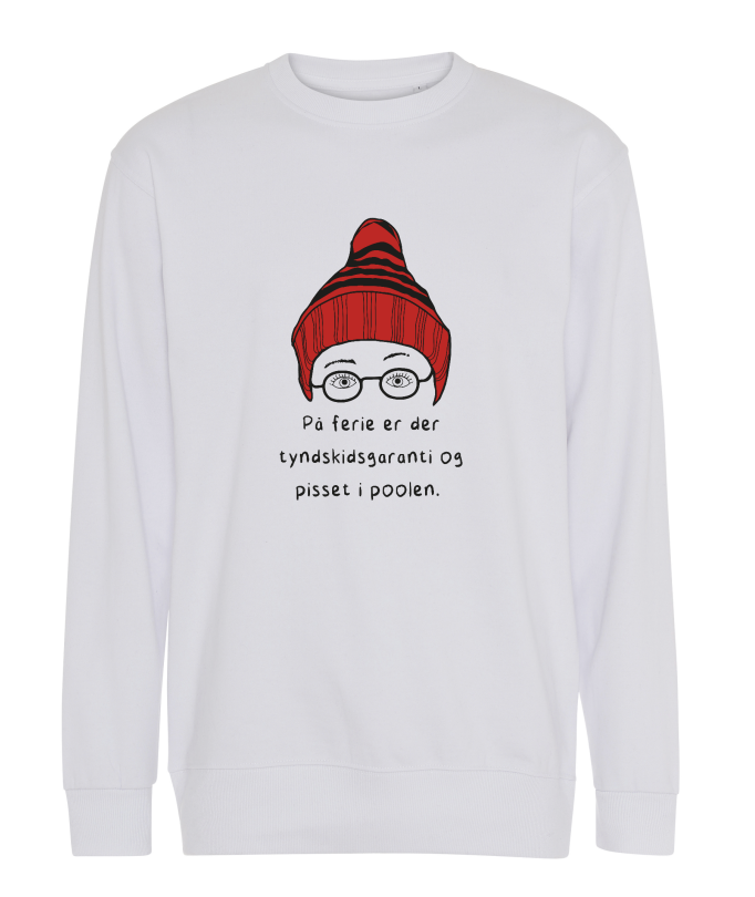 SWEATSHIRT - TYNDSKIDSGARANTI PÅ FERIE Pelle
