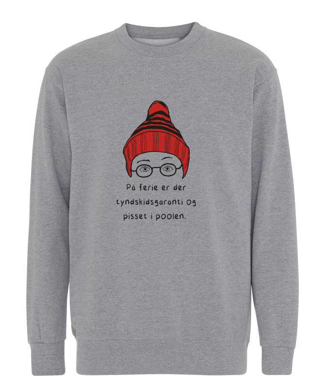 SWEATSHIRT - TYNDSKIDSGARANTI PÅ FERIE Pelle
