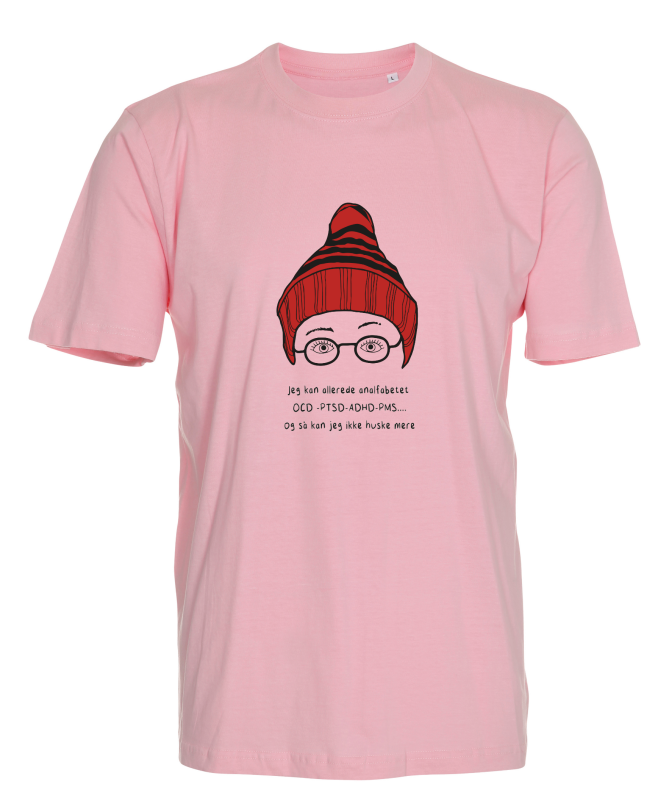 HERRE T-SHIRT - JEG KAN ALLEREDE ANALFABETET Pelle