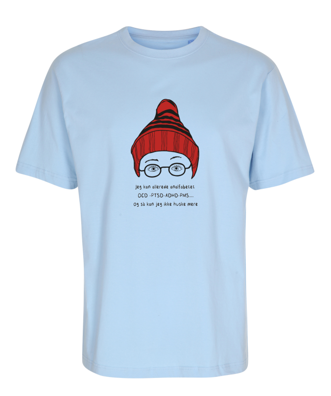 HERRE T-SHIRT - JEG KAN ALLEREDE ANALFABETET Pelle