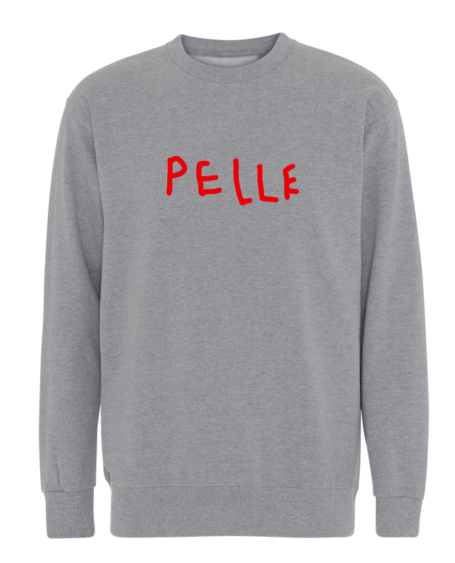 SWEATSHIRT - PELLE TEKST Pelle